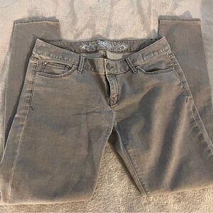 Express Women's Taupe Straight Leg Jeans